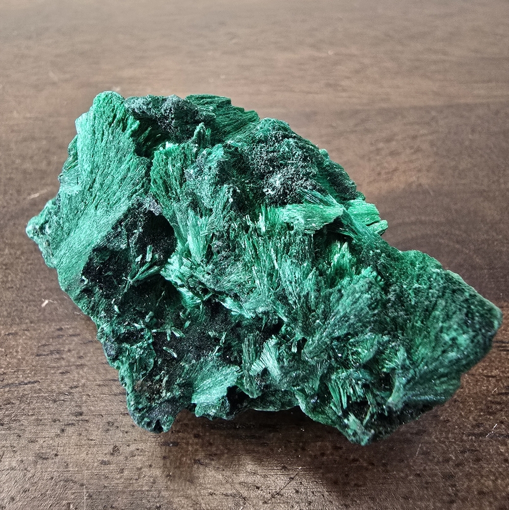 Velvet Malachite Crystal Chunk 75 grams